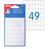 Etiquette multi-usage, 9 x 13 mm, blanc