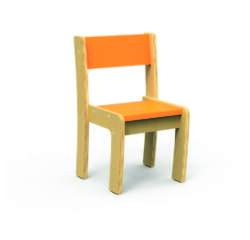 Stapelbare schoolstoel Fabiano Kids in melamine - Maat T0 - Kleuterklas