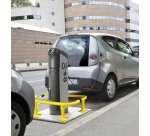 Arceaux de protection de rack - bardage - borne électrique / chargeur et conciergerie etc. Coloris jaune