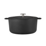 Combekk Sous Chef cocotte en fonte Dutch Oven 32 cm - Noir