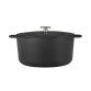 Combekk Sous Chef cocotte en fonte Dutch Oven 32 cm - Noir