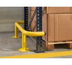 Arceaux de protection de rack - bardage - borne électrique / chargeur et conciergerie etc.  Coloris jaune