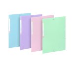 Chemise à élastiques 3 rabats A4 - RAINBOW PASTEL VIQUEL - Coloris assortis
