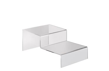 Expositor de escalera dos niveles