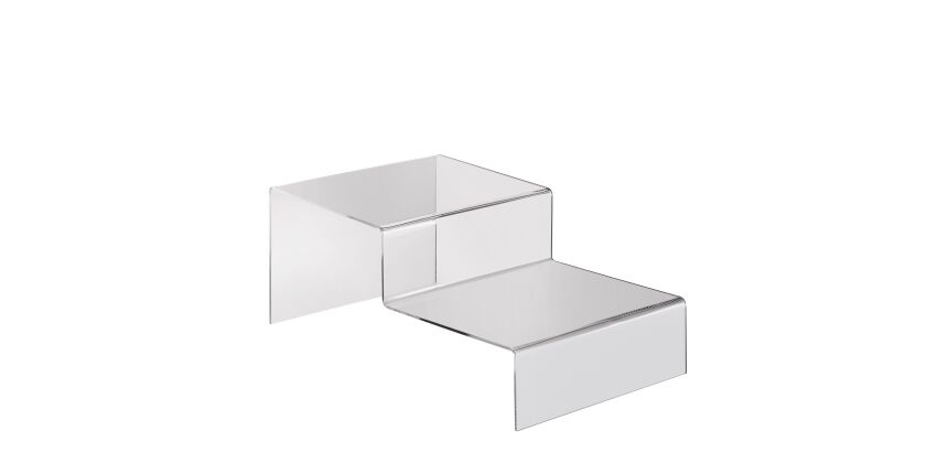 Expositor de escalera dos niveles