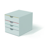 Module de classement Durable Varicolor® Mix 4 tiroirs liseré de couleur