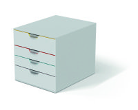 Module de classement Durable Varicolor® Mix 4 tiroirs liseré de couleur