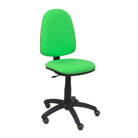 Silla Ayna bali ruedas de parquet - Verde fluorescente
