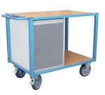 Servante établi équipée 1 bloc porte plateau médium 1060 x 680 mm 500 kg roue TPE