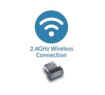 Ratón óptico Kensington Pro Fit™ inalámbrico, negro 
