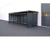 Abri ouvert 2 x 5 m Modèle roseau