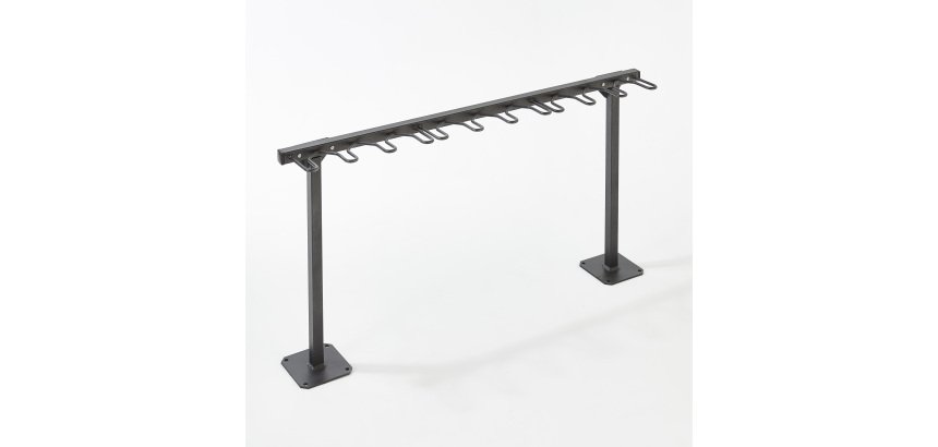 Support range 9 trottinettes Modèle au sol