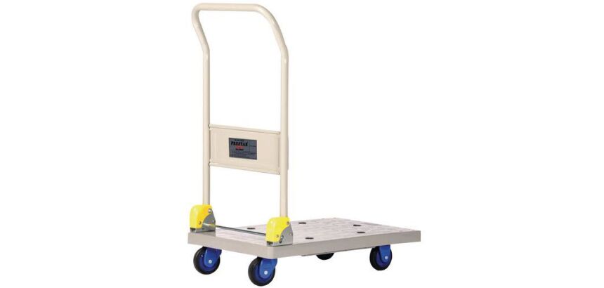 Prestar® Chariot pliable plateau polypropylène 150 kg 710 x 455 mm