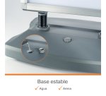 Soporte para carteles para el suelo con base para agua A1 Nobo Impression Pro