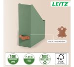 Revistero Leitz Puro, cartón 100% reciclado, pack de 2 - 10 - Verde