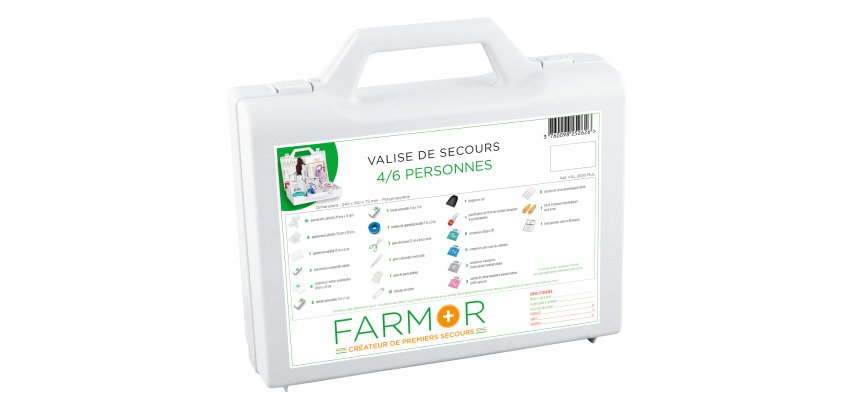 Valise de secours Multirisques 4/6 personnes
