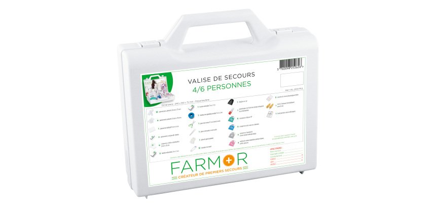Valise de secours Multirisques 4/6 personnes