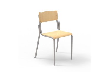 Chaise école en hêtre H 38 cm