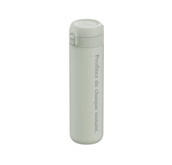 BergHOFF Thermosfles Sage 0,70L - Met persoonlijke tekst - Profitez de chaque instant.