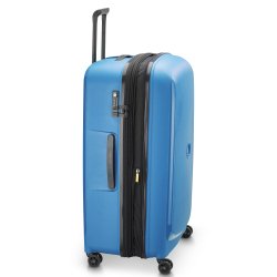 Belmont Plus valise extensible 4 doubles roues 83 cm bleu