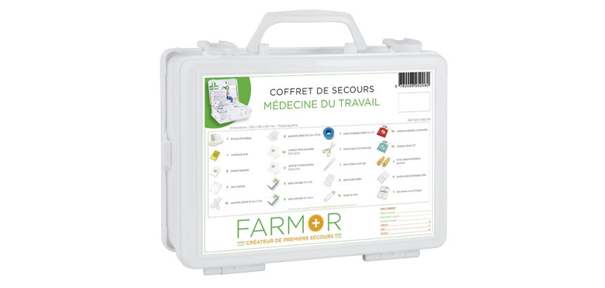 Coffret de secours Médecine du travail