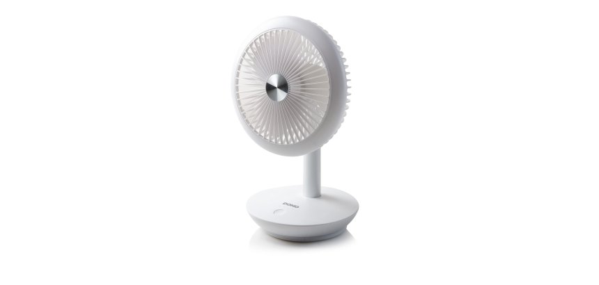 DOMO DO8147 Tafelventilator 'My Fan' - Ø 18 cm - 4 standen - oplaadbaar