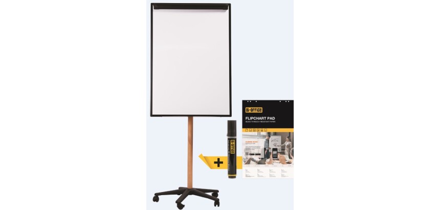 Caballete movil Essence magnetico con pie en madera maciza