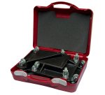 Valise de rangement pour coins roulants acier