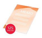 Paquete de 100 fundas de plastificación térmica GBC A5, 2 x 125 micras, brillante