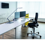 Bras support écran double PRO fixation pince