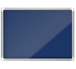 Vitrina NOBO Premium Plus con fondo de fieltro 8xA4, azul