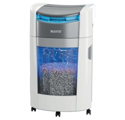 Destructora de papel de corte en partículas Leitz IQ OptiMax Autofeed Office 300 P4