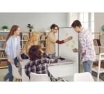 Agile Pizarra magnetica doble cara movil 1000X1500