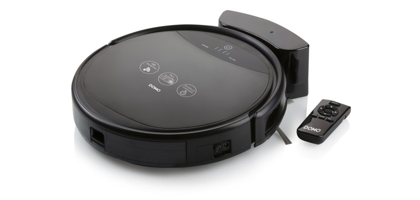 DOMO Robot aspirateur avec vidange automatique, système de serpillière et appli