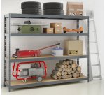 Rayonnage MODULO - Etagère Rack - 4 plateaux