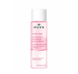 nuxe Very Rose waterproof bi-phase eye and lip makeup remover