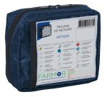 Trousse de secours Artisan 2/4 personnes en tissu bleu