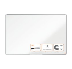 Pizarra NOBO Premium Plus acero lacado 1500x1000mm, blanco