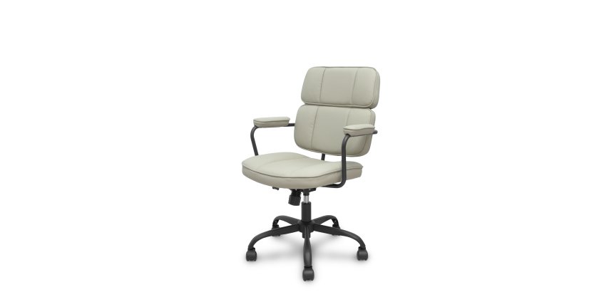 Silla Opti518 basculante similpiel marfil