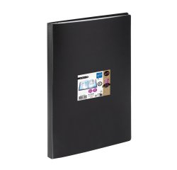 Protège-documents CREATIV'GALLERY VIQUEL polypropylène opaque A4 30 pochettes - 60 vues - noir