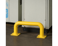Barrières de protection droite HT 35 x L60 cm - Long. Hors tout 69 cm Tube Ø 89 x 3,2 mm d'épaisseur