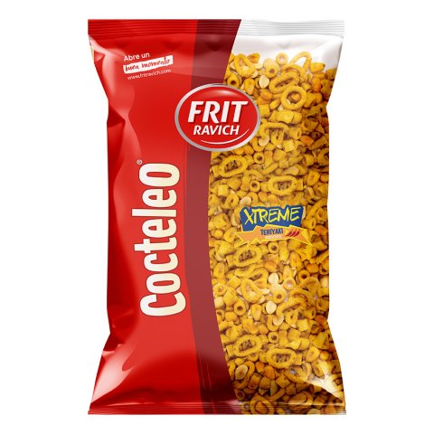 Bolsa Coctel Xtreme Teriyaki Wasabi Frit Ravich 1 Kg