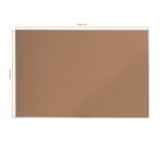 Tablero de anuncios de corcho Nobo Essence de 1800x1200 mm