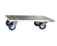Plateau roulant bois glissnot 500 kg 600 x 400 mm roue non tachante