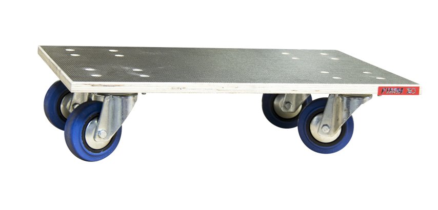 Plateau roulant bois glissnot 500 kg 600 x 400 mm roue non tachante