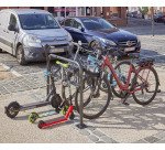 Range 6 trottinettes + 3 vélos