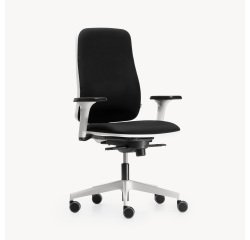 Ergonomic office chair WIN - with 4D armrests - adjustable seat depth - Synchronous mechanism