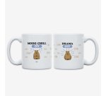 Kit Taza + Calcetines "Modo chill on, drama off" Talla 36-41