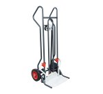 Diable élévateur avec treuil à réduction 150 kg 440 x 250 mm roue caoutchouc