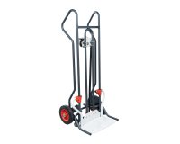 Diable élévateur avec treuil à réduction 150 kg 440 x 250 mm roue caoutchouc